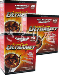 CHAMPION NUTRITION ULTRAMET LOW CARB 20PK `sI Egbg [J[{ RZbg