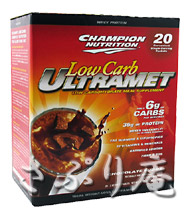 CHAMPION NUTRITION ULTRAMET LOW CARB 20PK `sI Egbg [J[{